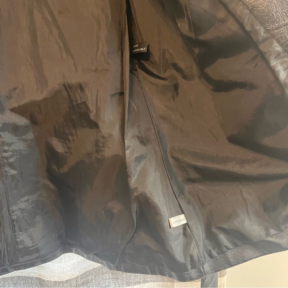 New York & Company Black Leather Jacket Size Medium - Picture 9 of 10